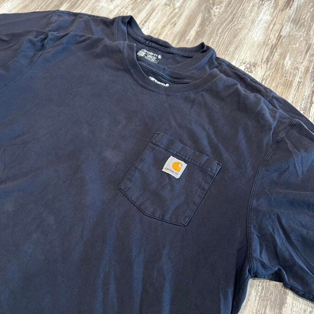Carhartt Bundle Men’s utility workwear navy blue pocket tees
